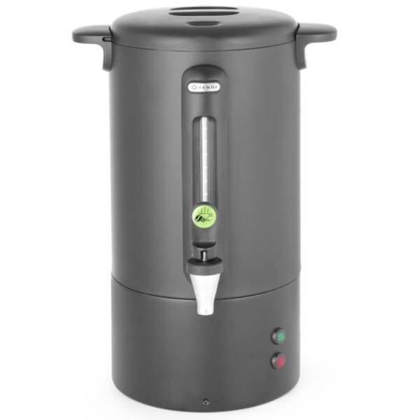 Кавоварка-перколятор з краном, що запобігає протіканню, чорна, Concept Line, 7 л - Hendi 211472