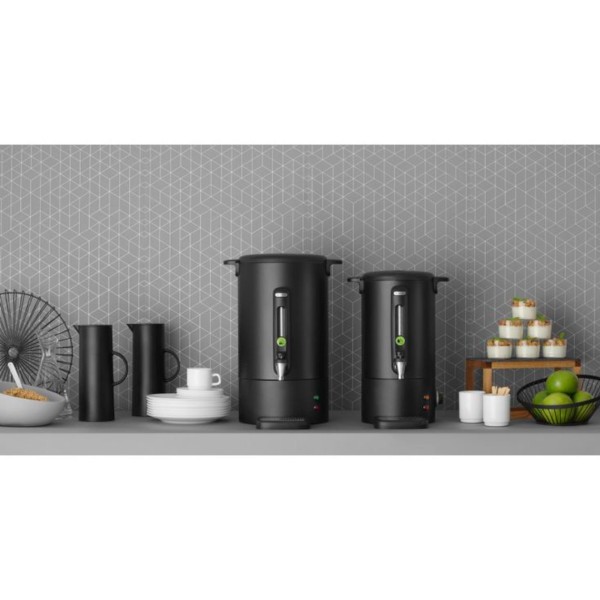 Кавоварка-перколятор з краном, що запобігає протіканню, чорна, Concept Line, 7 л - Hendi 211472