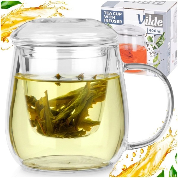 Kubek do zaparzania herbaty VILDE 139816 (400 ml)