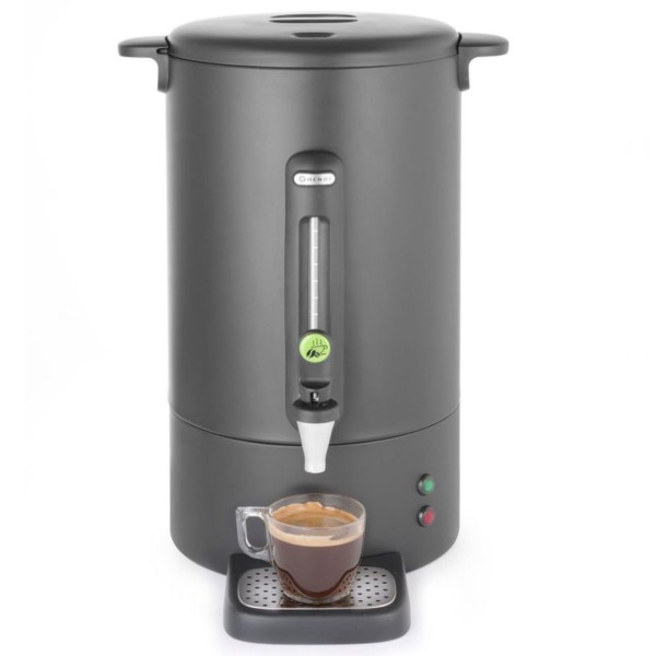 Кавоварка-перколятор з краном без протікання, чорна, Concept Line, 13 л - Hendi 211489