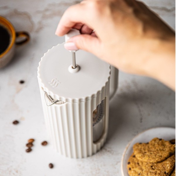 СКЛЯНИЙ НАБІР ДЛЯ ЧАЮ ТА КАВИ ФРЕНЧ-ПРЕС 600 МЛ ВЕРШКОВИЙ KLAUSBERG KB-7748