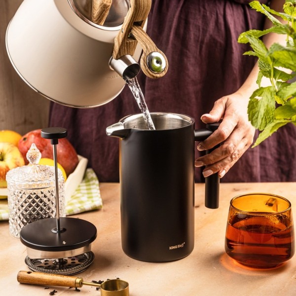 Zaparzacz tłokowy do kawy i herbaty Kinghoff KH-1996 (1 l)