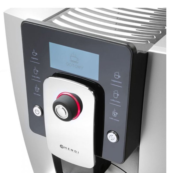 Автоматична кавоварка Profi Line сріблястого кольору Hendi 208953