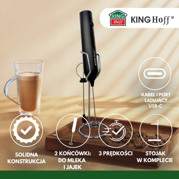 Spieniacz do mleka Kinghoff KH-2001 (elektryczny)