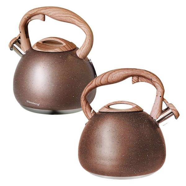 СТАЛЕВИЙ ЧАЙНИК 2,8 Л WOOD LINE KLAUSBERG KB-7396 / 7510