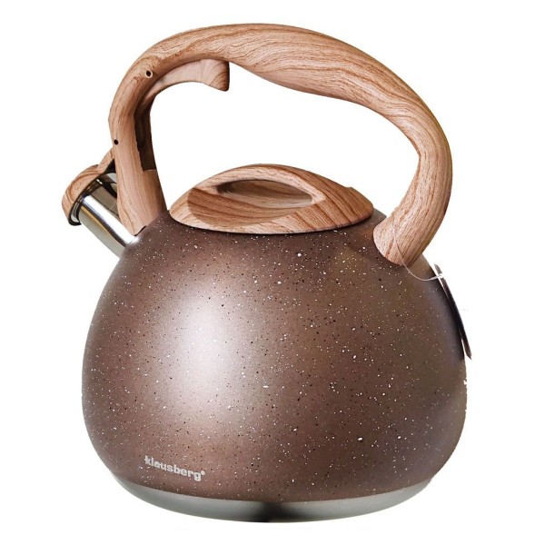 СТАЛЕВИЙ ЧАЙНИК 2,8 Л WOOD LINE KLAUSBERG KB-7396 / 7510