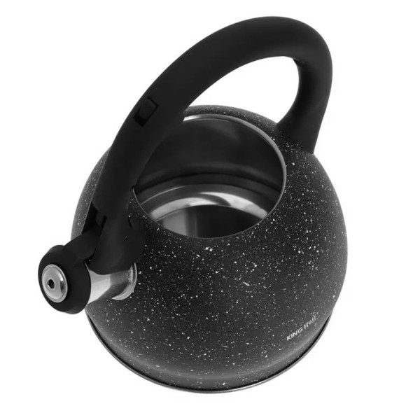 ЧАЙНИК ЗІ СВИСТКОМ 2 Л KINGHOFF KH-1403 МАРМУР