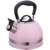 KINGHOFF KH-1856 РОЖЕВИЙ МАЛИЙ СТАЛЕВИЙ ГАЗОВИЙ ЧАЙНИК 1.8 Л ІНДУКЦІЙНИЙ