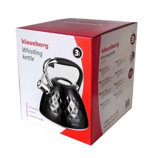 Чайник KLAUSBERG з нержавіючої сталі 3.0 л KB-7455