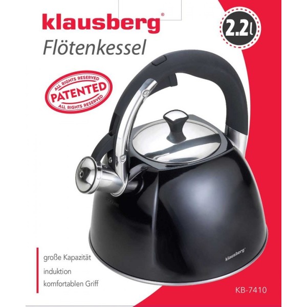 Чайник Klausberg зі свистком 2,2 л KB-7410