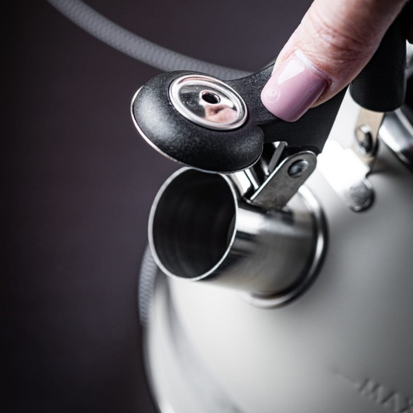 СТАЛЕВИЙ ІНДУКЦІЙНИЙ ЧАЙНИК 1,8 Л KINGHOFF KH-1854 БЕЖЕВИЙ