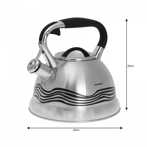 Czajnik stalowy Kinghoff KB-7048 (3.0 l)