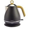 Електричний чайник з нержавіючої сталі 1,7 л чорного кольору Klausberg KB-7706