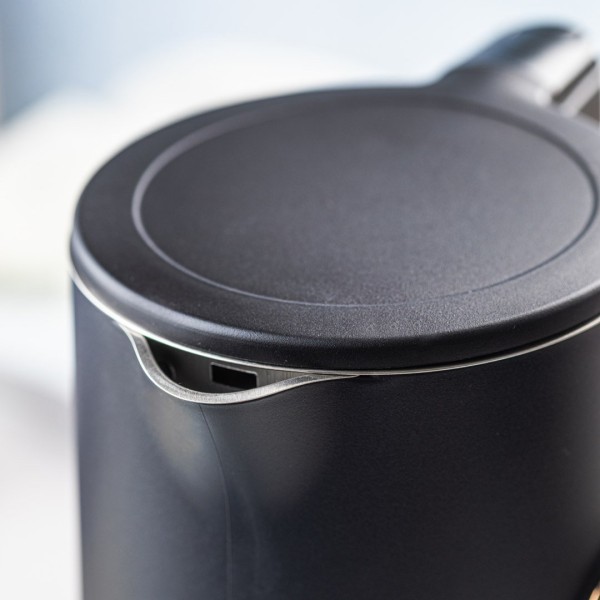 Електричний чайник з контролем температури 1,7 л бездротовий чорний KLAUSBERG KB-7892