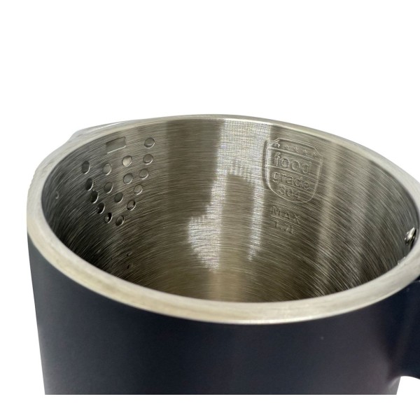 Електричний чайник з контролем температури 1,7 л бездротовий чорний KLAUSBERG KB-7892