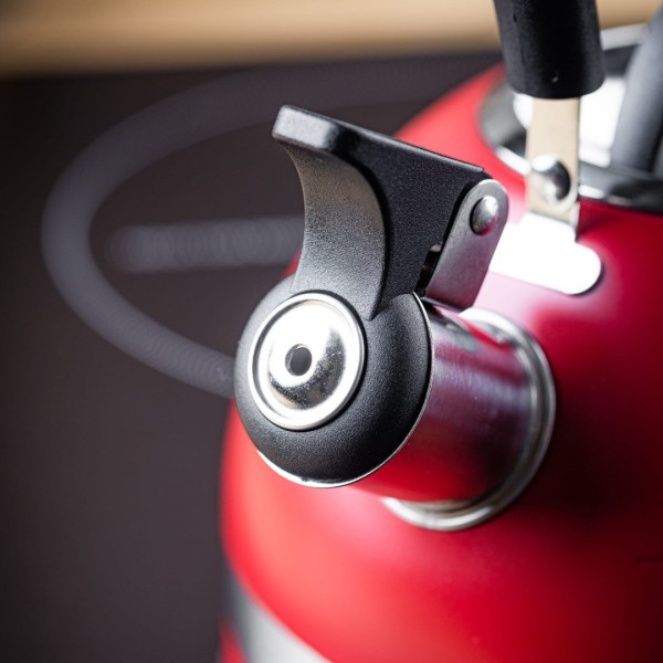 СТАЛЕВИЙ ІНДУКЦІЙНИЙ ЧАЙНИК 1,8 Л KINGHOFF KH-1853 ЧЕРВОНИЙ