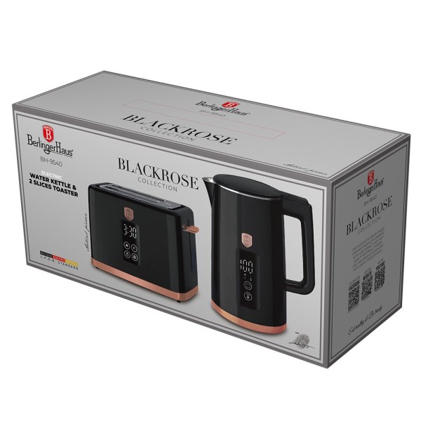 Zestaw czajnik elektryczny i toster Berlinger haus BH-9540 (black rose)