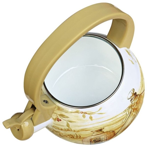 Газовий індукційний чайник KINGHOFF OLIO KH-3700, емальований, 2.0 л