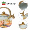 Газовий індукційний чайник KINGHOFF OLIO KH-3700, емальований, 2.0 л