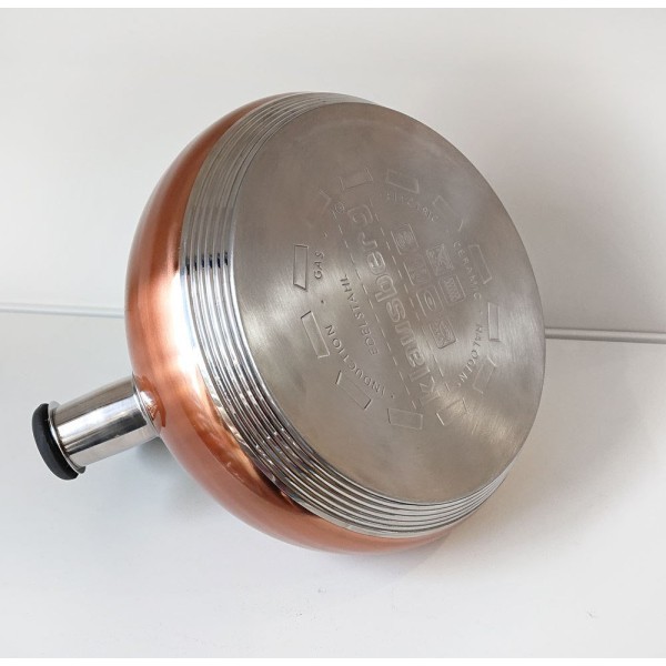 СТАЛЕВИЙ ЧАЙНИК 2,7 Л З ДНОМ x7 KLAUSBERG МІДНИЙ KB-7385