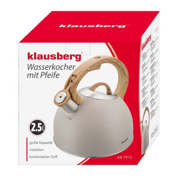 Czajnik stalowy Klausberg KB-7913 (2,5 l)