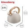 Czajnik stalowy Klausberg KB-7913 (2,5 l)
