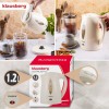 Електричний чайник 1.2 л Klausberg KB-9002 Cream