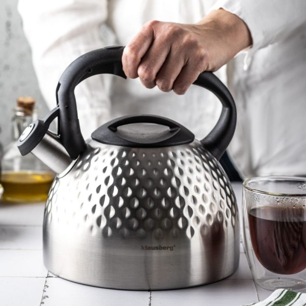 СТАЛЕВИЙ ЧАЙНИК 3.0 Л KLAUSBERG KB-7642