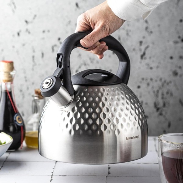 СТАЛЕВИЙ ЧАЙНИК 3.0 Л KLAUSBERG KB-7642