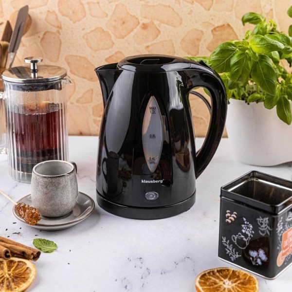 Електричний чайник 1.2 л Klausberg KB-9001 чорний