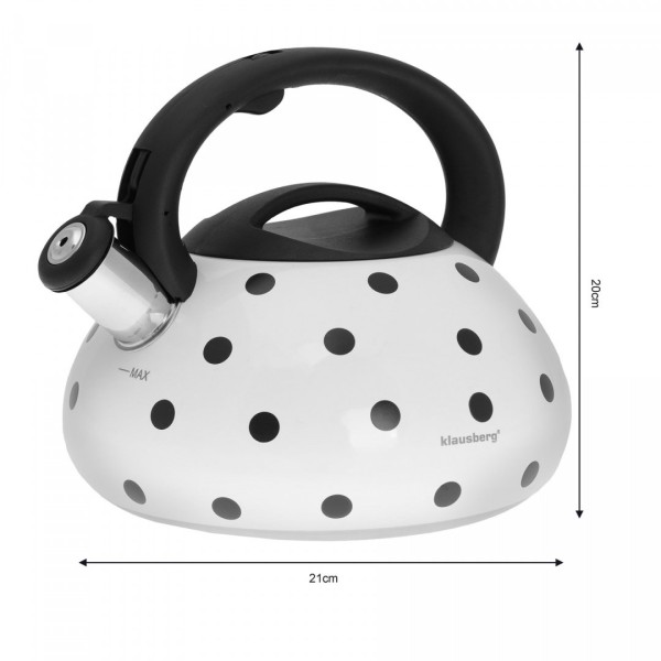 Czajnik stalowy Klausberg KB-7074 (3.0 l)