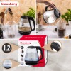 Електричний скляний чайник 1,2 л Klausberg KB-9003 LED