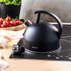 СТАЛЕВИЙ ЧАЙНИК 1,5 Л МАТОВИЙ ЧОРНИЙ KINGHOFF KH-1897