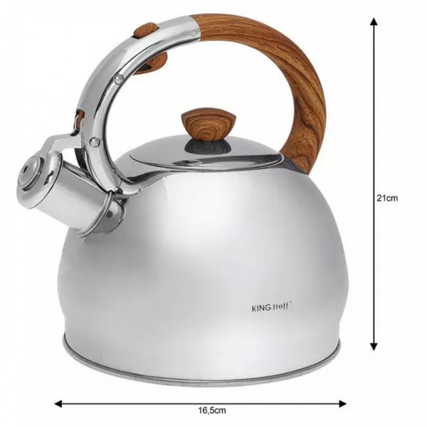 Чайник KINGHOFF зі свистком 2 л KH-3782