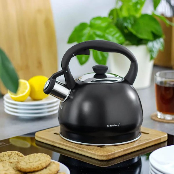СТАЛЕВИЙ ЧАЙНИК 2.0 Л МАТОВИЙ БАЛ KLAUSBERG KB-7428