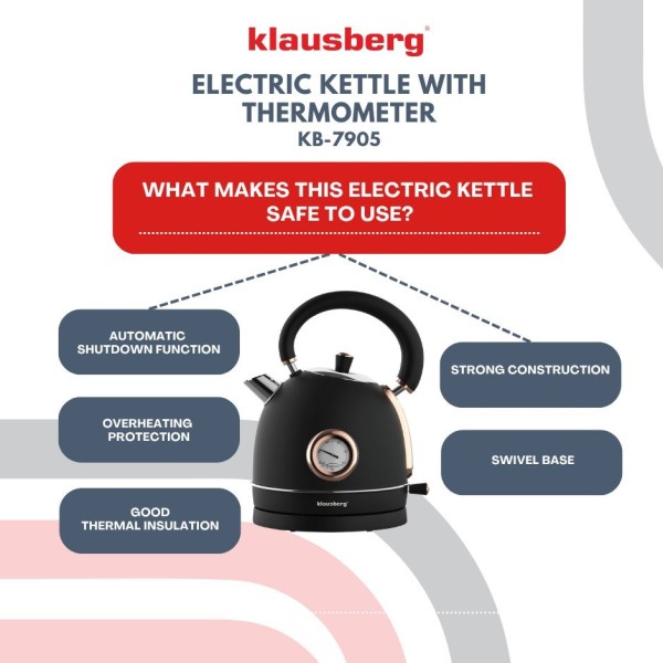 Czajnik elektryczny Klausberg KB-7905 (1.8 l)