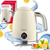 Електричний чайник 1,7 л зі світлодіодним термометром Klausberg KB-9028 Retro