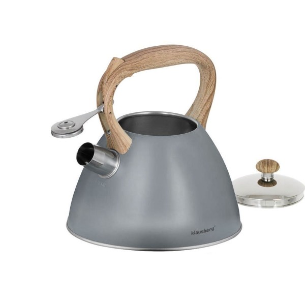 Сталевий чайник KLAUSBERG KB-7297, матове лакування, 3,0 л