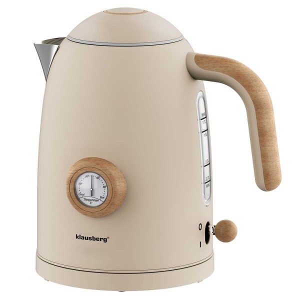 Електричний чайник 1,7 л з термометром Klausberg KB-9020