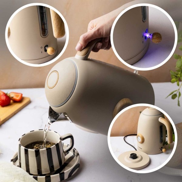 Електричний чайник 1,7 л з термометром Klausberg KB-9020