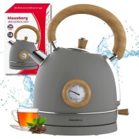 Електричний чайник 1,8 л з термометром Klausberg KB-9009 Retro