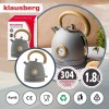 Електричний чайник 1,8 л з термометром Klausberg KB-9009 Retro