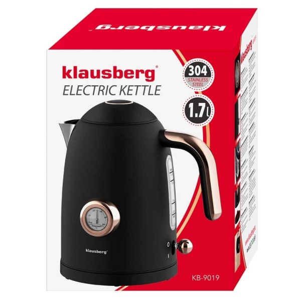 Czajnik elektryczny 1,7 l Klausberg KB-9019 (z termometrem)
