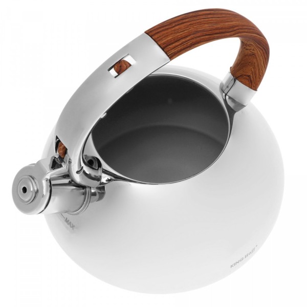 СТАЛЕВИЙ ЧАЙНИК ЗІ СВИСТКОМ KiNGHOFF 3.0 Л KH-3274