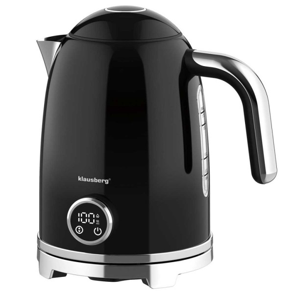 Електричний чайник 1,7 л зі світлодіодним термометром Klausberg KB-9027 Retro