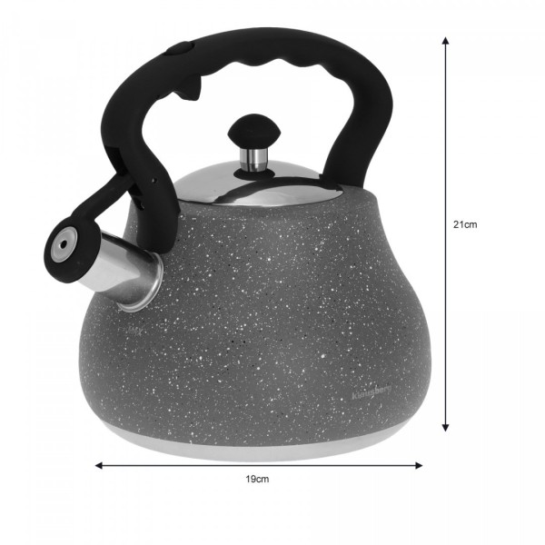 ЧАЙНИК З НЕРЖАВІЮЧОЇ СТАЛІ 2.7 Л KLAUSBERG KB-7447