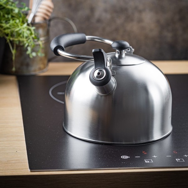 СТАЛЕВИЙ ІНДУКЦІЙНИЙ ЧАЙНИК 2,5 Л KINGHOFF KH-1859 СРІБЛЯСТИЙ