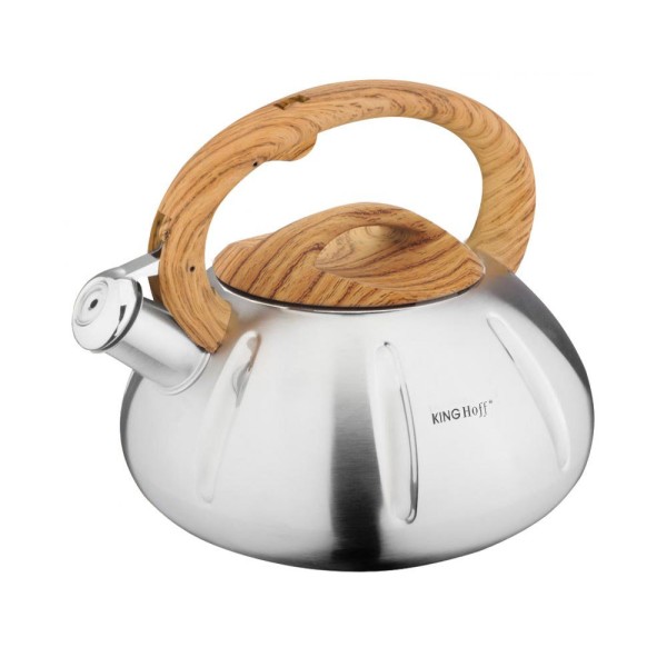 Сталевий чайник KiNGHOFF 3.0 л, сатинований KH-3291