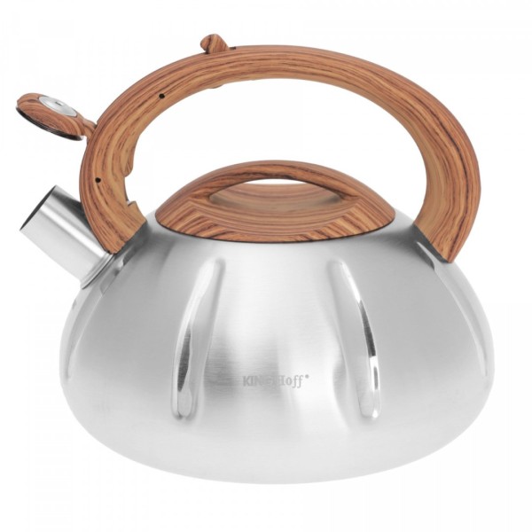 Сталевий чайник KiNGHOFF 3.0 л, сатинований KH-3291