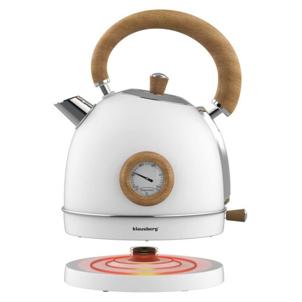 Електричний чайник 1,8 л з термометром Klausberg KB-9007 Retro